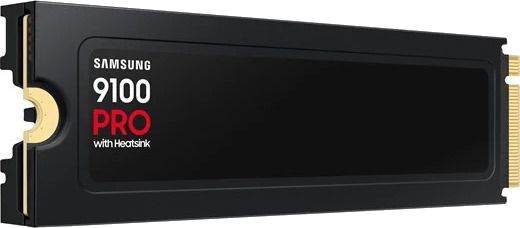 Samsung 9100 PRO SSD 8TB Med varmespreder M.2 2280 PCIe 5.0 MZ VAP8T0CW