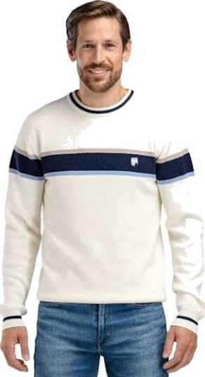 WoolLand Solsidan Knitted Sweater Herre Snow White L