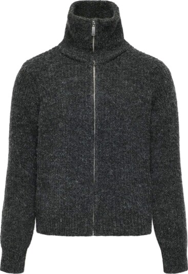 Kids Only Cardigan Strikk KogFridi Dark Grey Melange Kids Only 7 8 år 122 128 Cardigan Grå