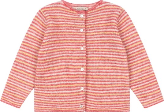 Konges Sløjd Cardigan   Bomull/Ull   Pipo   Multi Stripe   Konges Sløjd   9 10 år (134 140)   Cardigan Beige Rosa