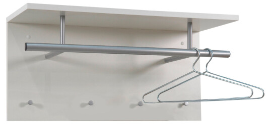 Klackbo Hattehylle 72 cm Hvit/Høyblank