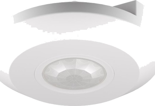 Bevegelsesdetektor Slim Hvit – For Overflatemontering Bevegelsesdetektor Slim Hvit – For Overflatemontering