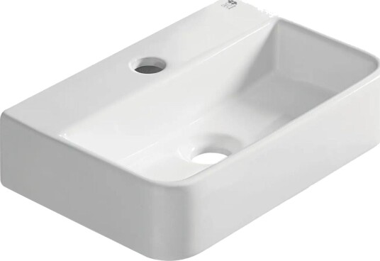 Bathco Zamora Vegghengt Porselens Hvit KO-7028