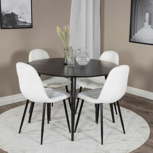 Venture Home Spisegruppe Venture Home Dipp med 4 Polar Stoler GR20660