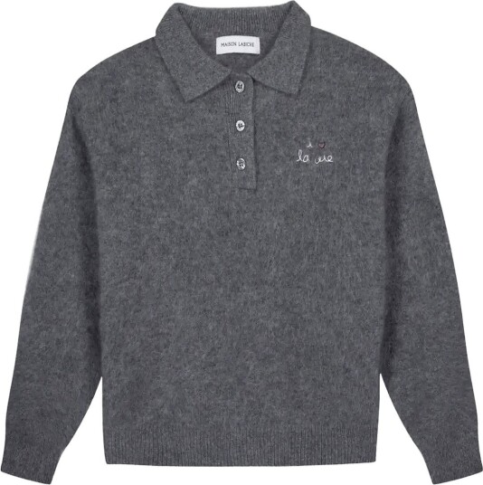 Maison Labiche Brazza I Love La Vie Grey L Maison Labiche Brazza I Love La Vie Grey L
