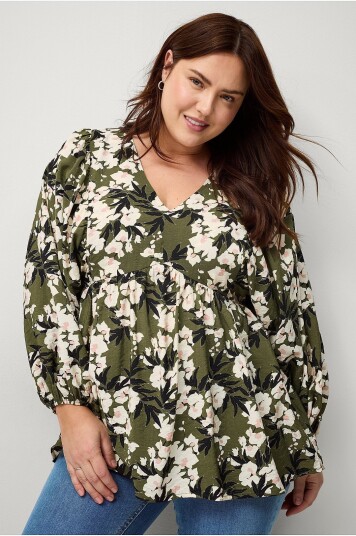 Ellos Plus Collection Tunika Tunic Mia Grønn
