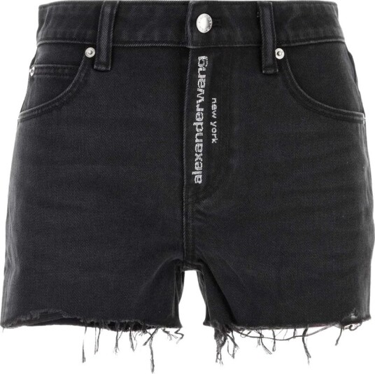 Alexander Wang Dame Shorts Svart W28, Alexander Wang Dame Shorts Svart W28,