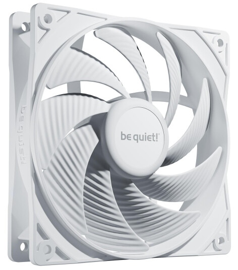 be quiet! Pure Wings 3 120mm Hvit Kabinettvifte høy hastighet PWM be quiet! Pure Wings 3 120mm Hvit Kabinettvifte høy hastighet PWM