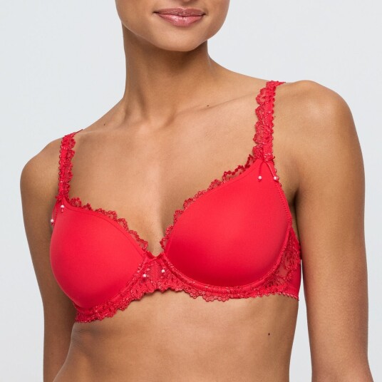 Marie Jo BH Jane Heart Shaped Padded Bra Rød A 80 Dame