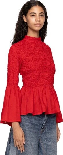 Sea NY Dame Bluser & Skjorter Rød S,
