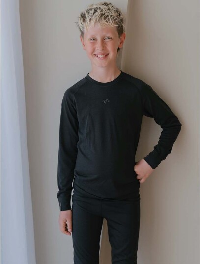 Twentyfour JR Aurora ullsett til barn Sort (128) 128