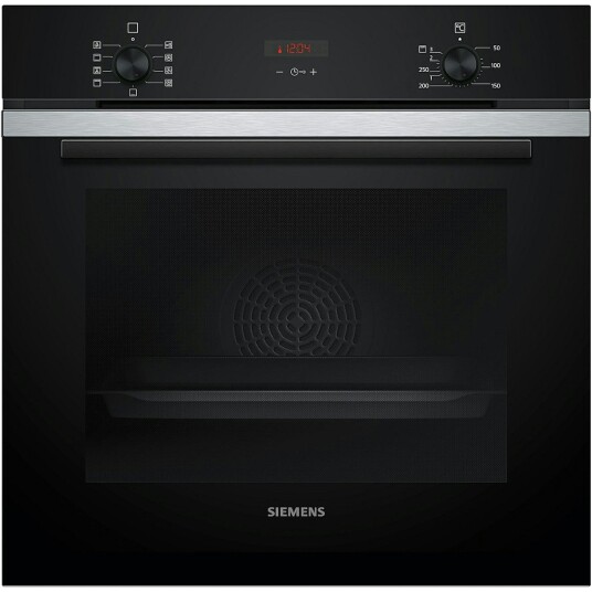 Siemens iQ300 Innbyggingsovn 3D HotAir Plus med EcoClean Rustfritt Stål