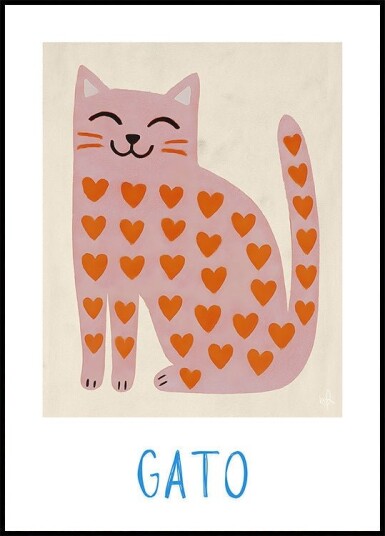 Gato Plakat Plakat / 100x150cm Gato Plakat Plakat / 100x150cm