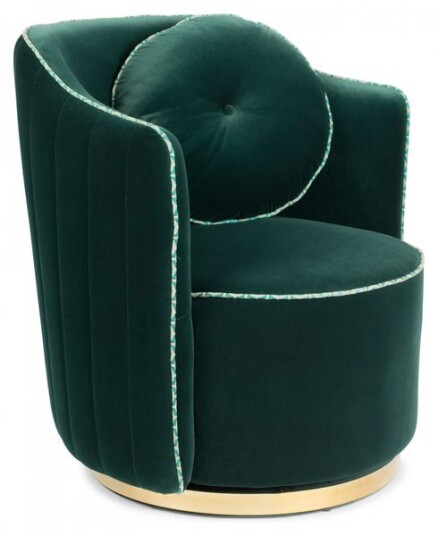 Bold Monkey SASSY GRANNY LOUNGE CHAIR mørk grønn