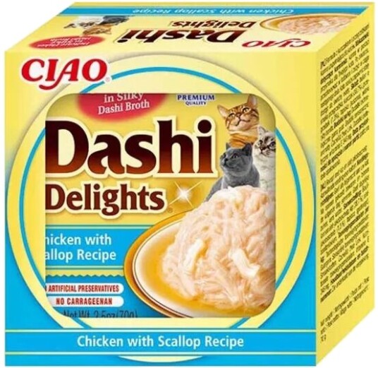 Inaba Dashi Delights Cat Scallop Inaba Dashi Delights Cat Scallop