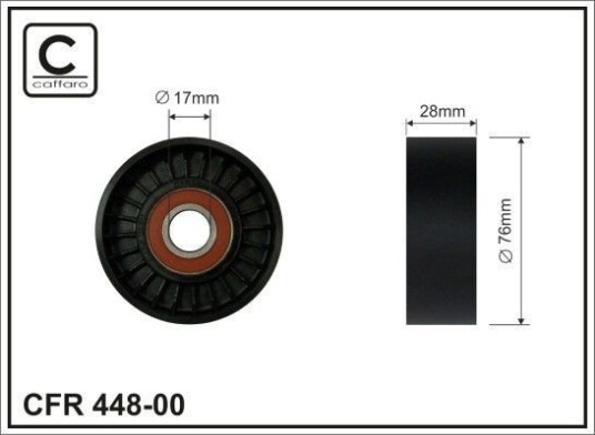 Strammehjul, kilerem CAFFARO 448-00