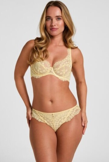 Hunkemöller Brasiliansk truse Daisy Gul