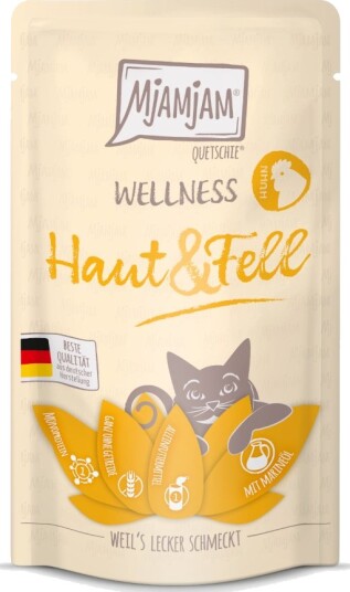 Mjamjam Våtfôr Wellness Hud & Pels Kylling 12 X 125 G