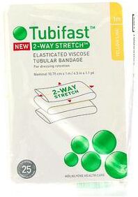 Mölnlycke Health Care Tubifast 2 way stretch gul 10,75cm x1m Mölnlycke Health Care Tubifast 2 way stretch gul 10,75cm x1m
