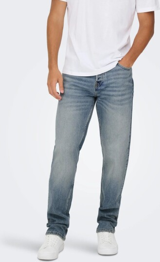 ONLY & SONS Onsedge Performance Lb 3816 Dot Dnm Noos Blue 38 x 32