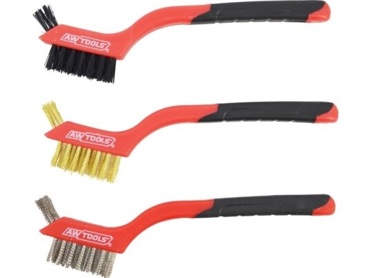 Awtools Awtools Mini Stådbørstersett 3 Stk. Aw40591