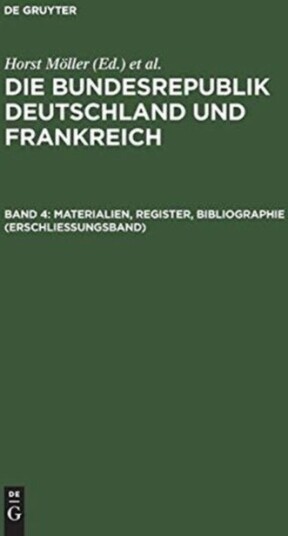Materialien Register Bibliographie Erschließungsband