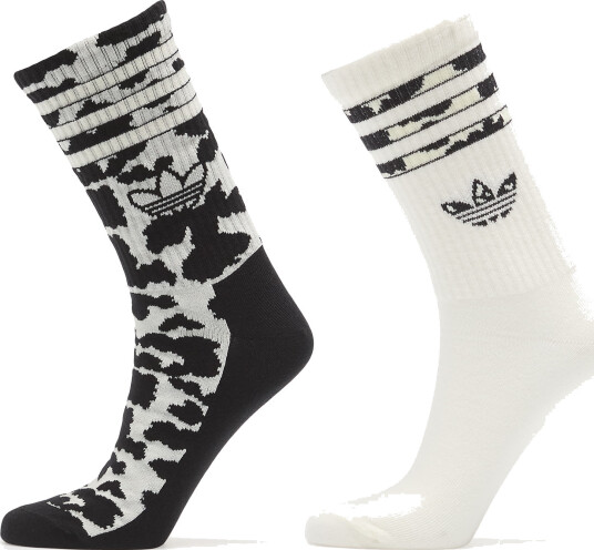 Sokker adidas Animal Graphic Crew Sock 2 Pairs Off White/ Black S