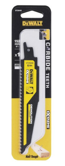 Dewalt Bajonettsagblad tre 152mm dt20440 6tpi