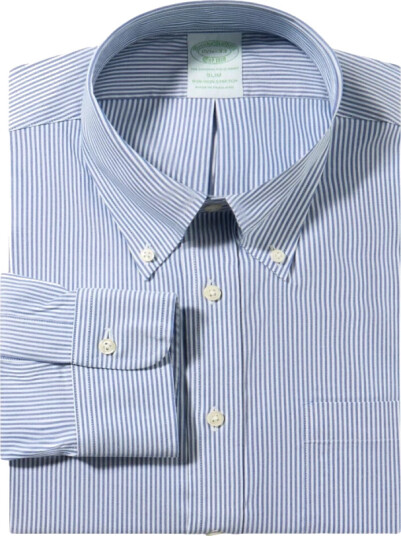Brooks Brothers Herre Skjorter Blå L,