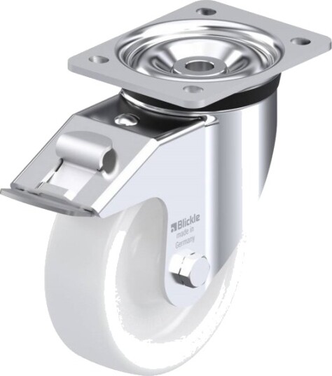 Blickle 617423 Lk-Spo 150G-Fi Styrehjul Med Brems Hjuldiameter 150 Mm Bæreevne (Maks.) 600 Kg 1 Stk