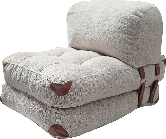 Hanah Home   1 seters sofaseng Nivea   Grå