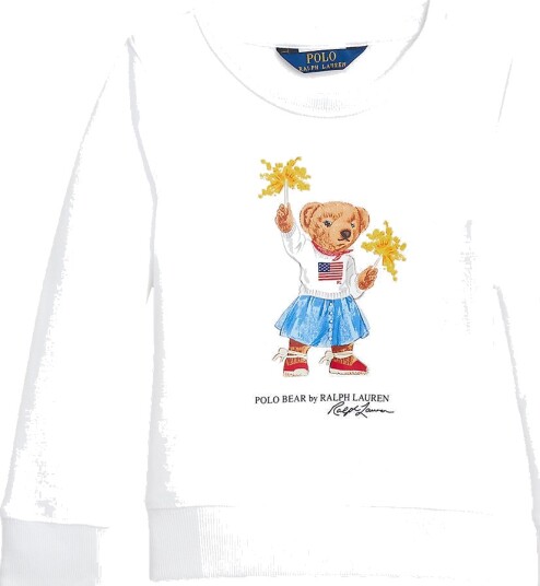 Polo Ralph Lauren Collegegenser Hvit m. Kosedyr Polo Ralph Lauren 3 år 98 Collegegenser