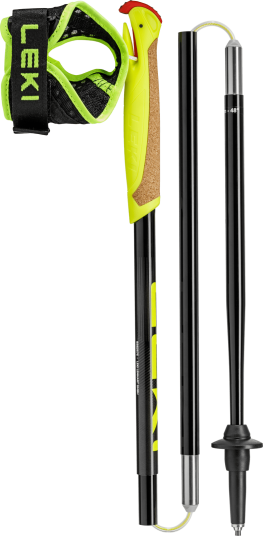 Leki Evotrail Fx.One Ta Black dark Anthracite neonyellow 125 cm