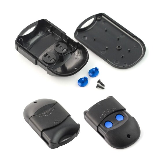 Universelt plastikkdeksel for fjernkontroll med to knapper 62x37x14mm