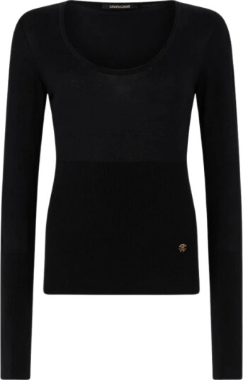 Roberto Cavalli Dame Strikkevarer Svart L,