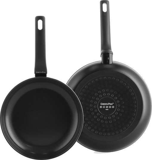 Greenpan Essence stekepannesett 24 + 28 cm svart