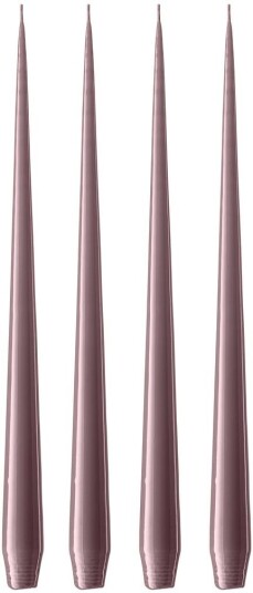 Ester & Erik lys32 cm 4 stk. lakket Winter rose 84