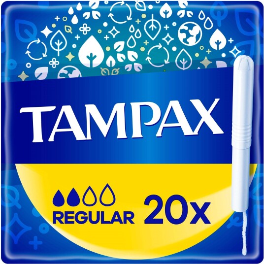 Tampax Regular Tampons With Cardboard Applicator Tampax Regular Tampons With Cardboard Applicator