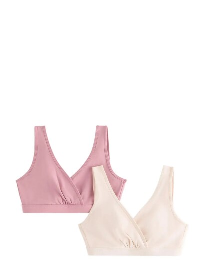 Lindex Bra Nursing Wrap Top Co 2 P Pink M