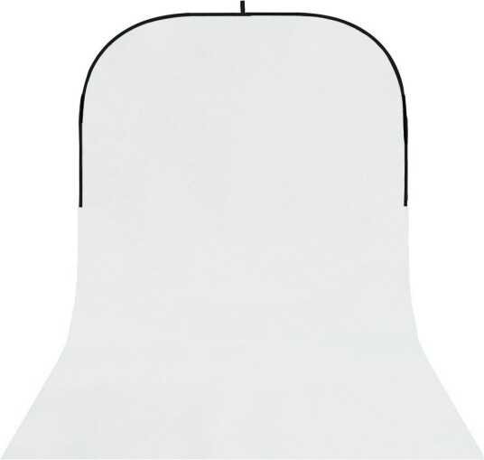 Bakgrunn Sammenleggbar Hvit - 150x400 cm