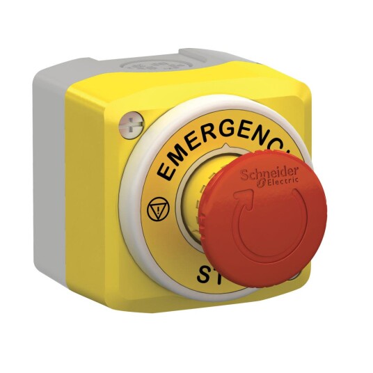 Schneider Electric XALK178W3B140G Trykknappboks til nødstopp Elfordeling & strømforsyning