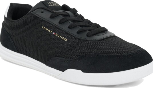 Tommy Hilfiger Lo Pro Cupsole Nylon Suede Mix Black 45 Tommy Hilfiger Lo Pro Cupsole Nylon Suede Mix Black 45