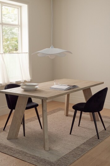 &Home   Spisebord Country 180x90 cm   Hvit