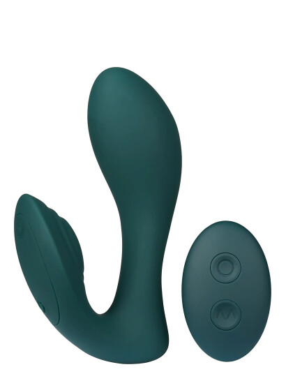 Amaysin Amaysin G Spot And Clitoris Vibrator With Remote   Green   