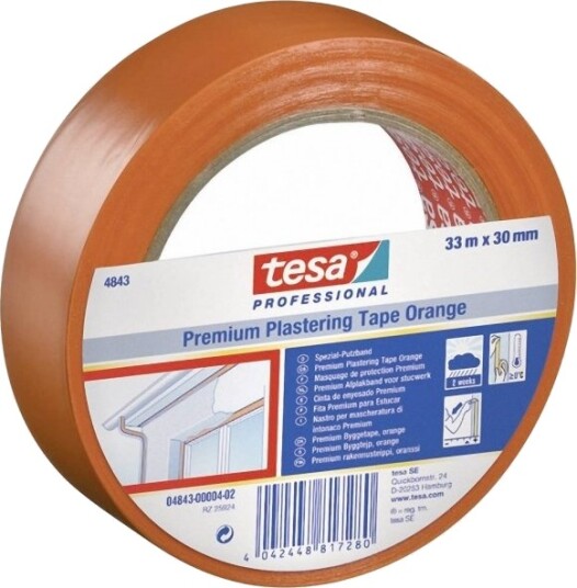 Tesa Winterband 4843 04 02 Rengjøringstape Oransje L X B 33 M X 30 Mm 1 Stk