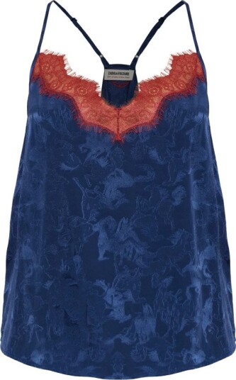 Zadig & Voltaire Dame Topper Blå L,