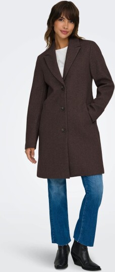 JDY Jdyecho Coat Otw Noos Brown S