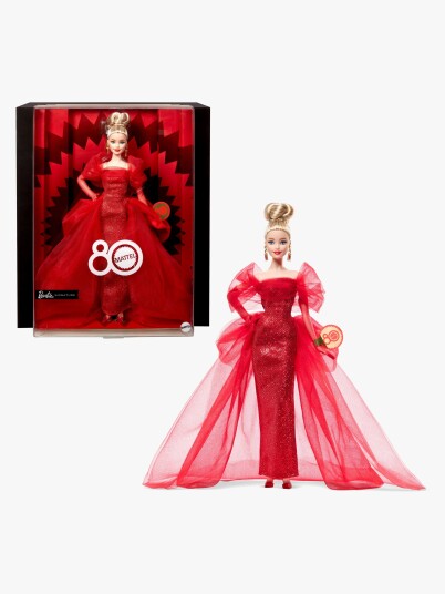 Mattel Barbie 80 års Jubileums Dukke   6+år   Blond