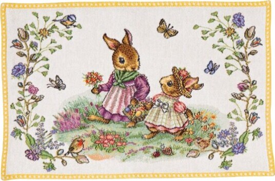 Villeroy & Boch   Spring Fantasy gobelin spisebrikke 32x48 blomstereng