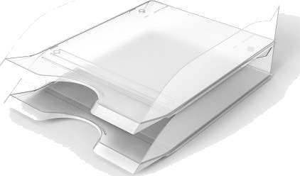 Durable Basic Gjennomsiktig A4 500 Ark Letter Papir 253 Mm 63 Mm